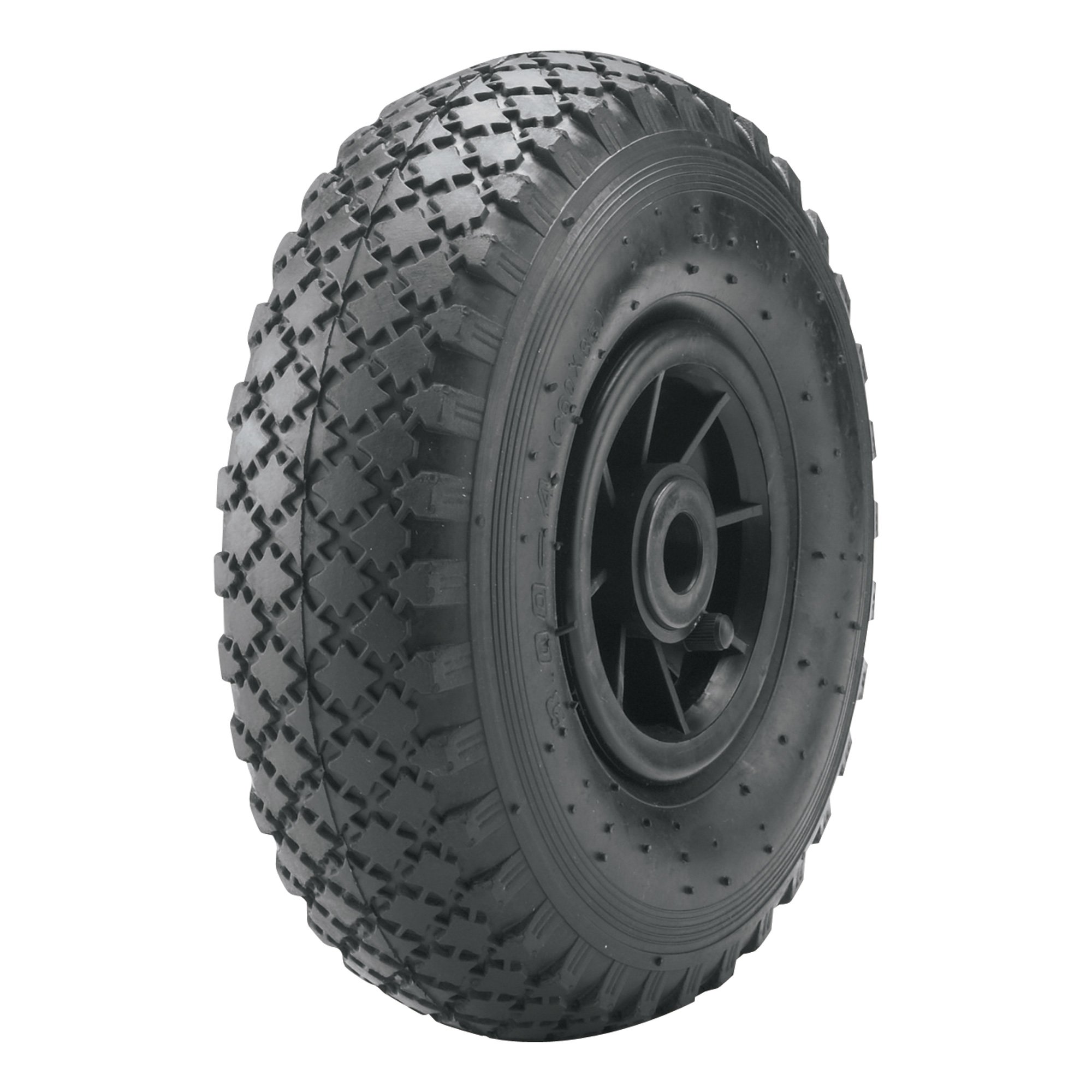 Low Speed Pneumatic Tire & Wheel — 10in. x 3.00 x 4